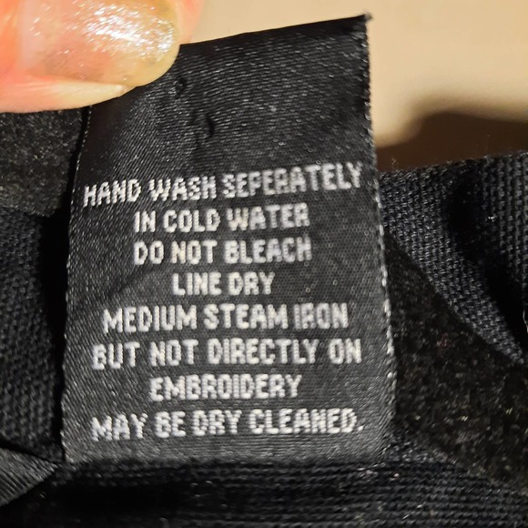 TAKE‎ TWO WOMEN'S M BLACK FLORAL EMBROIDERED BOHO BUTTON UP LONG SLEEVE JACKET - Picture 7 of 8